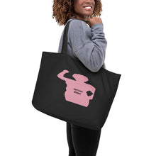 Load image into Gallery viewer, Virtuous Woman Large organic tote bag
