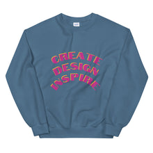 Cargar imagen en el visor de la galería, Create Design Inspire Unisex Sweatshirt
