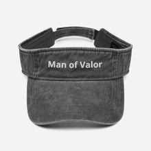 Load image into Gallery viewer, Man of Valor Denim visor

