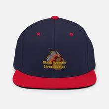 Load image into Gallery viewer, Black Women Lives Matter Snapback Hat
