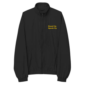 Stand Up Speak Up Recycled tracksuit jacket