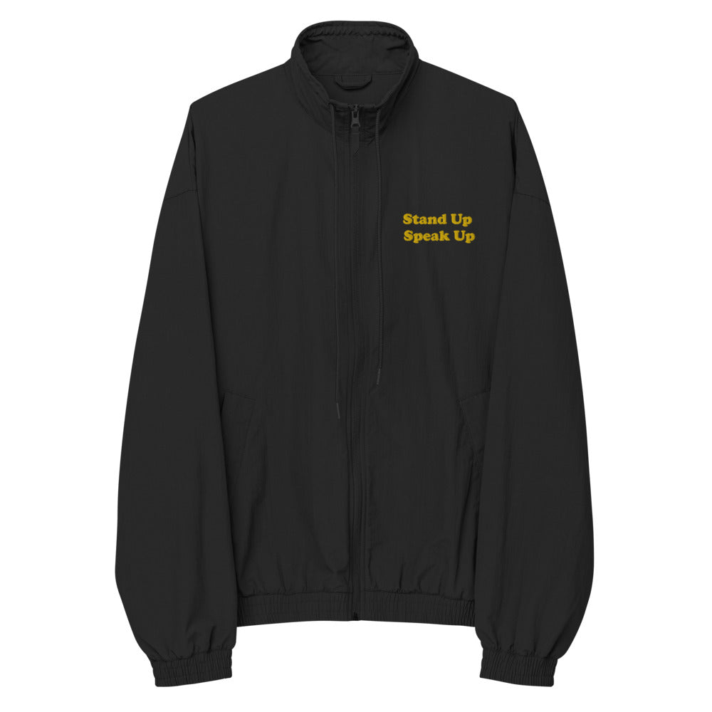 Stand Up Speak Up Recycled tracksuit jacket