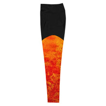 Load image into Gallery viewer, Summer Fire Sports Leggings
