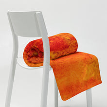 Load image into Gallery viewer, Orange Burst Throw Blanket
